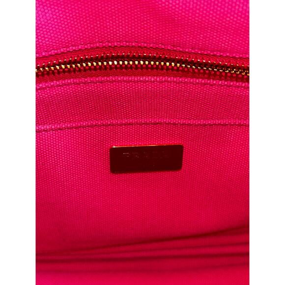 PRADA Pink Mini Canapa Tote - Picture 9 of 10